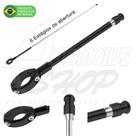 Antena Corta Pipa Moto Retrátil Guidao Aço Inox 7/8Pto MF10A