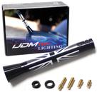 Antena curta IJDMtoy de 3 cm preto/branco Union Jack para Mini Cooper