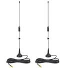Antena de rádio amador LUITON, pacote com 2 unidades, VHF UHF de banda dupla, 136-174 MHz