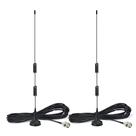 Antena de scanner policial Bingfu 20-1300 MHz HF VHF UHF BNC macho