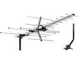 Antena de TV Digital Five Star Yagi HD - Alcance de 200 Milhas