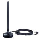 Antena De Tv Digital Interna Aquário 5 Em 1 Vhf Uhf Fm Hdtv Dtv-100P - Envio em 24hs
