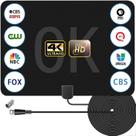 Antena de TV ETBRJTK interna de longo alcance 980+ milhas 4K 1080p