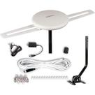 Antena de TV Five Star 360 Amplificada para Exterior, Alcance de 150 milhas