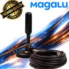 Antena De TV HDTV Interna e Externa Com Base Magnética Alta Definição Instalação Fácil