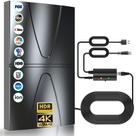 Antena de TV Vragey 2023 amplificada com alcance de 580 milhas interna/externa