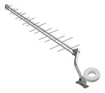 Antena Digital Externa 28 Elementos Uhf Hdtv + Cabo Coaxial + Mastro De Fixação Sl2800K Brasforma