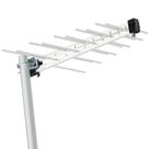 Antena digital externa aquário log periódica coletiva com 20 elementos - lu-20