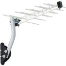 Antena Digital Externa Log Para Tv Hdtv/uhf/4k 12dbi 20 Elementos Com Kit De Instalação Lu-20-plus