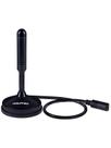 Antena Digital Hdtv 5 Em 1 Vhf/uhf/fm/hdtv/4k Uso Interno Ou Externo Com Cabo 5 Metros Dtv-150