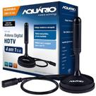 Antena Digital Hdtv 5 Em 1 Vhf/uhf/fm/hdtv/4k Uso Interno Ou Externo Com Cabo 5 Metros Dtv-150