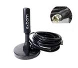 Antena Digital HDTV Interna/Externa 3.5 DBI com cabo de 5M