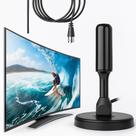 Antena Digital Interna e Externa HDTV 4K com Cabo 5m e Base Magnética Capta Sinal HD UHF/VHF Antena Digital Interna e Externa HDTV 4K com Cabo 5m e Base Magnética Capta Sinal HD UHF/VHF