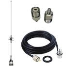 Antena Dual Band Ap0188 Adaptador Sma Uhf Femea Cabo 3,5m