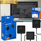 Antena Interna Digital Invisivel Lançamento 4k Hdtv Dtv-300