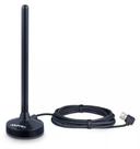 Antena Interna ultra Slim Tv Digital 5 Em 1 Vhf Uhf Hdtv Dtv Fm 4k - Envio Imediato