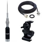 Antena Móvel Com Mola Px B-2080 Suporte Porta Malas Capô Cabo c/ Conectores 3,5m Antena Móvel Com Mola Px B-2080 Suporte Porta Malas Capô Cabo c/ Conectores 3,5m
