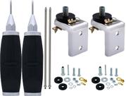 Antena Móvel Inox Px 2,70 metros Alongador 40cm Suporte Simples Universal Kit Parafusos Anti-Furto Antena Móvel Inox Px 2,70 metros Alongador 40cm Suporte Simples Universal Kit Parafusos Anti-Furto