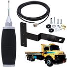 Antena Móvel Marinox Px Caminhao Radio Amador 2,70mts B-2003p Suporte Carona Mercedes Benz Mb 1313 1113 Cara Preta