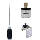 Antena Móvel PX 1,40 Metros Mini Maria Mole Marinox B-2005p + Suporte em L Universal + Adaptador