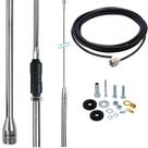 Antena Móvel Px Inox Base C/ Prolongador Cromada Argentina Cabo 5,5m Parafusos Antena Móvel Px Inox Base C/ Prolongador Cromada Argentina Cabo 5,5m Parafusos