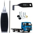 Antena Móvel Px Marinox 2,70 metros B-2003p Prolongador Inox 60cm Suporte Dianteiro Motorista Vw Volkswagen Delivery