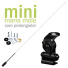 Antena Móvel Px Mini Maria Mole Alongador AP1100 + Suporte Bi-Articulado Porta Malas Capô AP7733 Antena Móvel Px Mini Maria Mole Alongador AP1100 + Suporte Bi-Articulado Porta Malas Capô AP7733