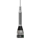 Antena Movel Vhf 1/4 De Onda Com Mola 62cm Ap4186