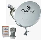 Antena Parabólica Century 60cm Banda Ku Com Lnb Duplo MAX
