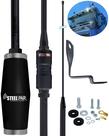 Antena Px Bobinada Black Argentina 1,63m + Suporte Parabrisa Carona Volvo Fh A Partir 2022