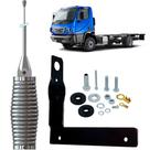 Antena Px Cromada 2,70m Inox Suporte Mb Mercedes Dianteiro Lado Motorista Accelo Parafusos Fixação