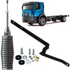 Antena Px Inox 2,70m Suporte Traseiro VW Constellation Motorista Parafusos Fixação