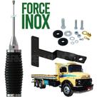 Antena Px Inox Bobinada Preta Maria Mole 2,70m Mb Cara Preta Motorista Parafusos Antena Px Inox Bobinada Preta Maria Mole 2,70m Mb Cara Preta Motorista Parafusos