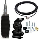 Antena Px Inox Mini Maria Mole 1,4 metros Cabo 5,5 metros Suporte Mini Porta Malas Parafusos Anti-Furto Antena Px Inox Mini Maria Mole 1,4 metros Cabo 5,5 metros Suporte Mini Porta Malas Parafusos Anti-Furto