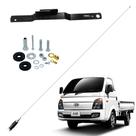 Antena Px Inox Mini Maria Mole 1,40m Hyundai Hr Lado Motorista Parachoque Parafusos Anti-Furto