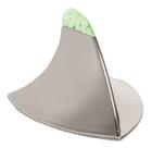 Antena Shark Tubarao Decorativa Universal Cromada Led Verde Para Carro