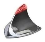 Antena Shark Tubarao Decorativa Universal Cromada Led Vermelho Para Carro Antena Shark Tubarao Decorativa Universal Cromada Led Vermelho Para Carro