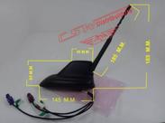 Antena Teto Gps/Am-Fm/GSM Nº6R0035501-C Orig. Shark Sport