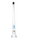 Antena Tv Digital 25cm Amplificada 12v C/ Base Nylon Branca