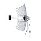 Antena Usb Parábola Grade Aquário Usb-2010 2.4 Ghz 20 Dbi Plug And Play Cabo 10m - PC / 6
