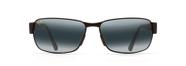 Anteojos de sol Maui Jim Black Coral polarizados rectangulares