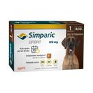 Anti Pulgas Zoetis Simparic 120 Mg Para Cães 40,1 a 60 Kg