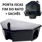Anti Ratos Porta Isca mais 20 sachês