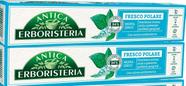 Antica Erboristeria: Creme Dental Refrescante "Fresco Polare" 2,5 fl oz (75 ml) Pacote com 2 tubos Importação Italiana