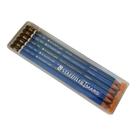 Antigo Estojo Com 12 Lápis Staedtler Mars Lumograph 5h Novos