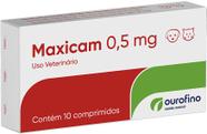 Antiinflamatório Maxicam 0,5 mg para Cães e Gatos 10 Comprimidos