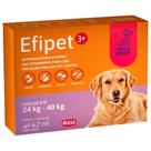 Antiparasitário Ibasa Efipet 3+ para Cães de 24 a 40Kg - Pipeta 6,7ml