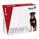 Antiparasitário World Ivercanis 6mg para Cães de 30kg - Contém 1 blister com 4 comprimidos