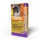 Antipulgas Advocate Bayer para Gatos de 4kg até 8kg - 3 Bisnagas de 0,8ml