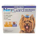 Antipulgas e carrapatos nexgard p/ cães 2 á 4 kg original 3 tabletes mástigavel